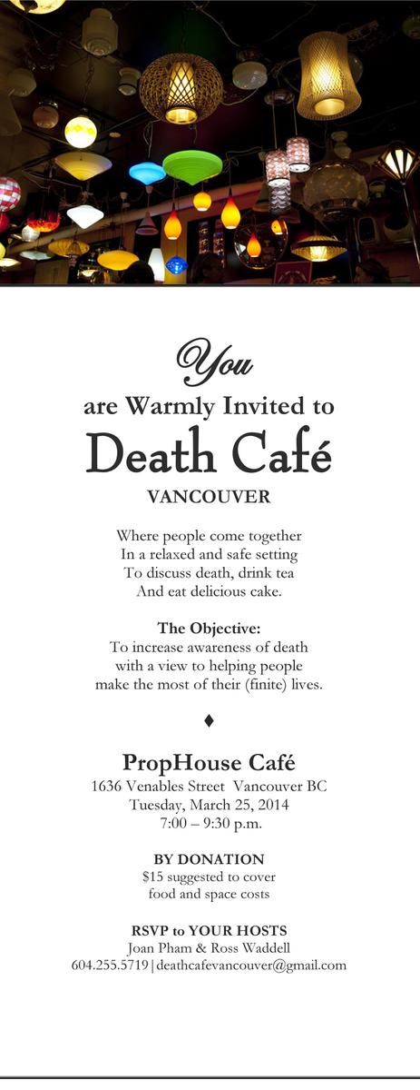 Death Cafe Vancouver