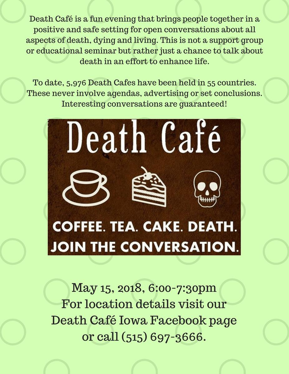 Death Cafe Iowa - May