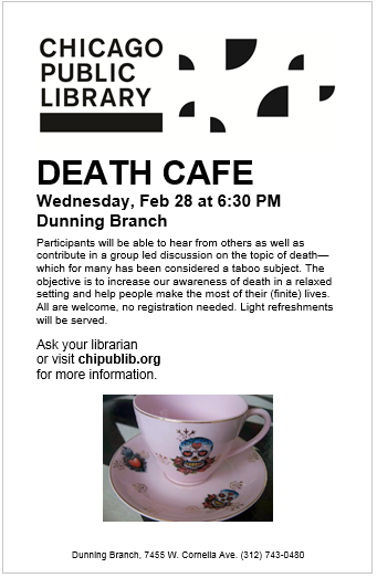 Death Cafe Chicago Dunning