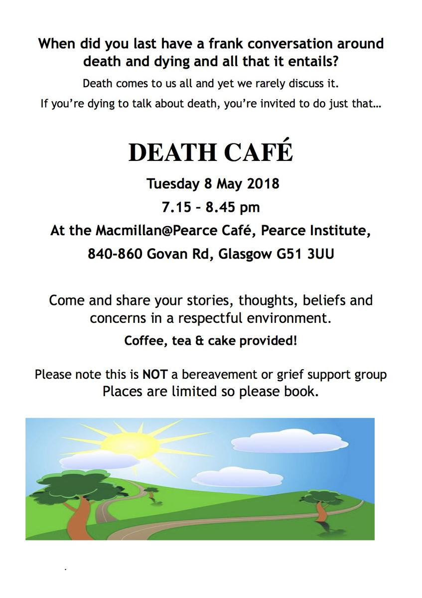 Let's speak frankly!   Death Cafe Govan
