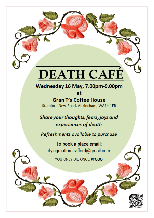 Death Cafe in Trafford, Greater Manchester