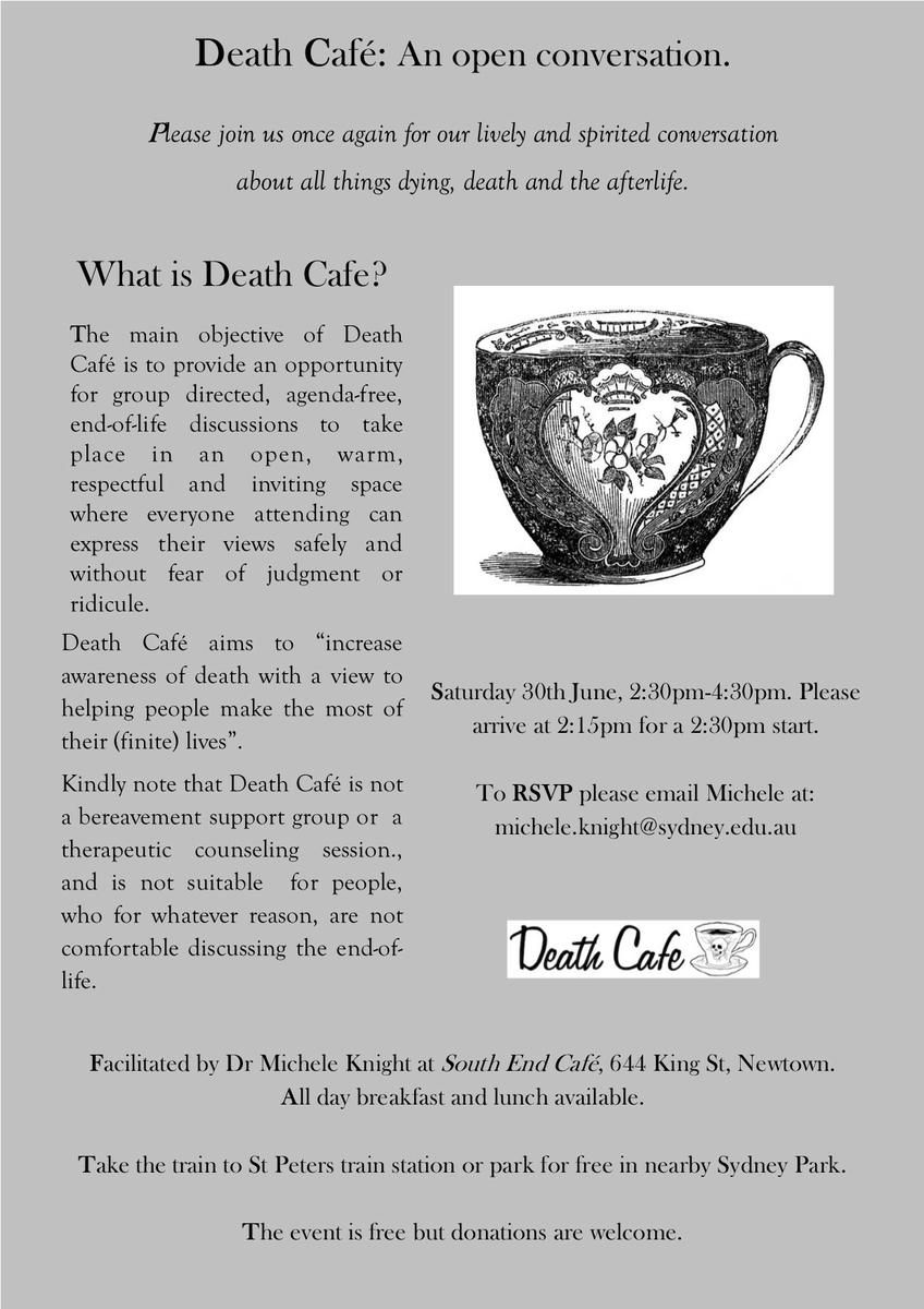 Death Cafe Newtown