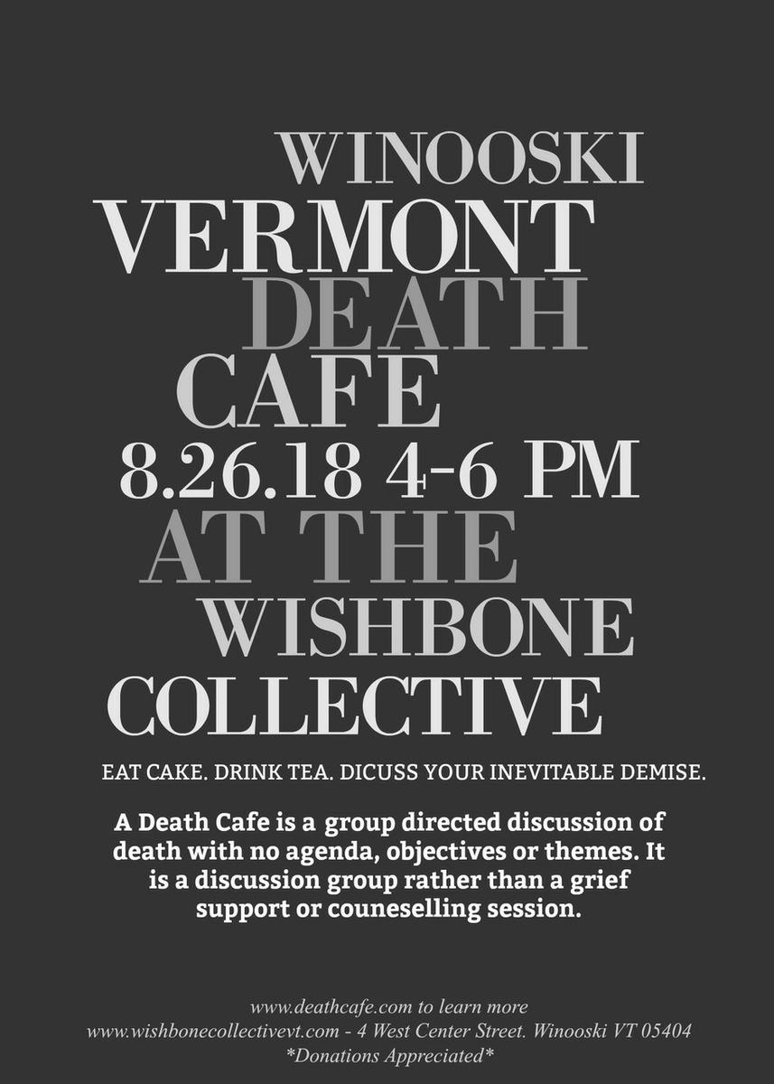 Winooski Vermont Death Cafe 