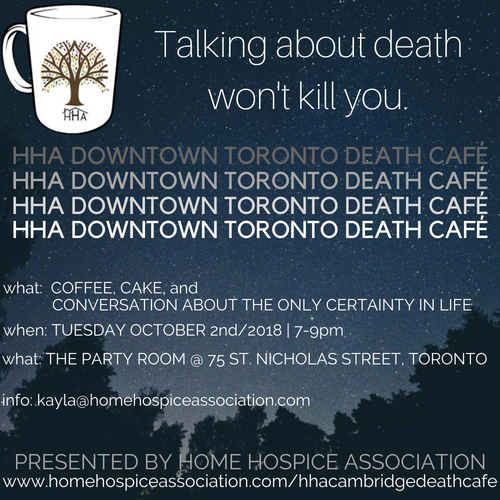 HHA Downtown Toronto Death Cafe