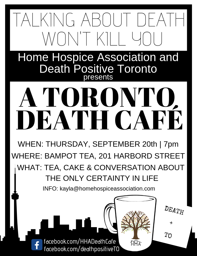 HHA & Death Positive Toronto presents A Toronto Death Cafe
