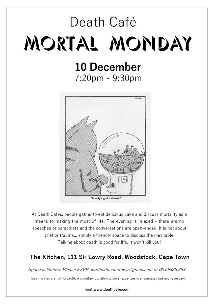 Death Cafe Mortal Monday Cape Town