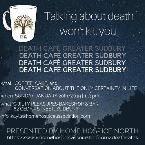 Greater Sudbury Death Cafe presented by Home Hospice North