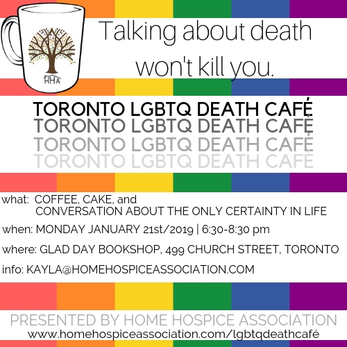Toronto LGBTQ Death Cafe presented by Home Hospice Association 