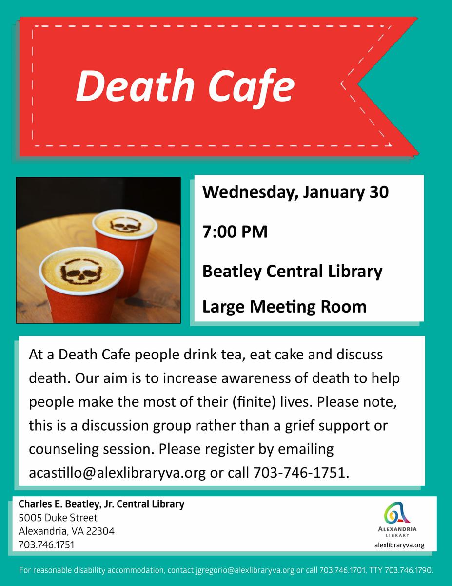 Death Cafe Alexandria, VA
