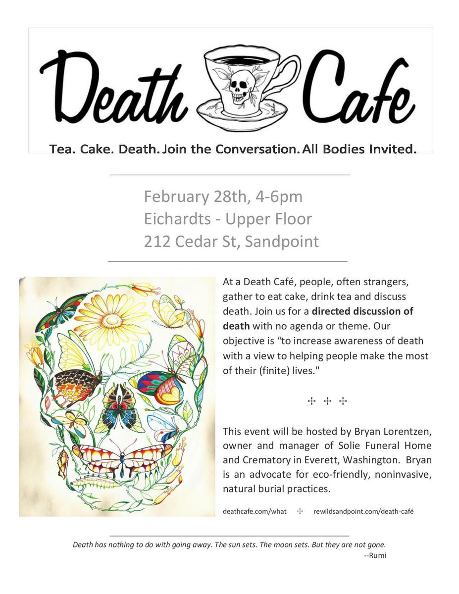 Death Cafe at Eichardts Sandpoint