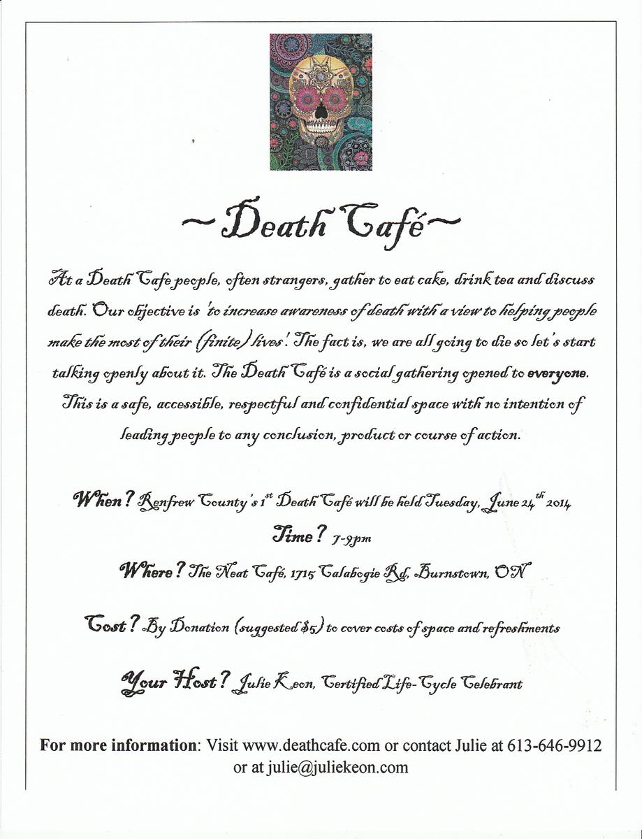 Death Cafe Renfrew County