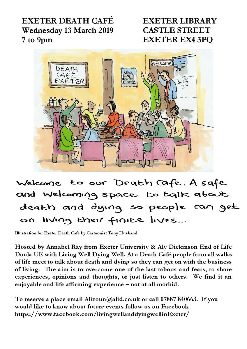 APOLOGIES CANCELLED Exeter Death Cafe