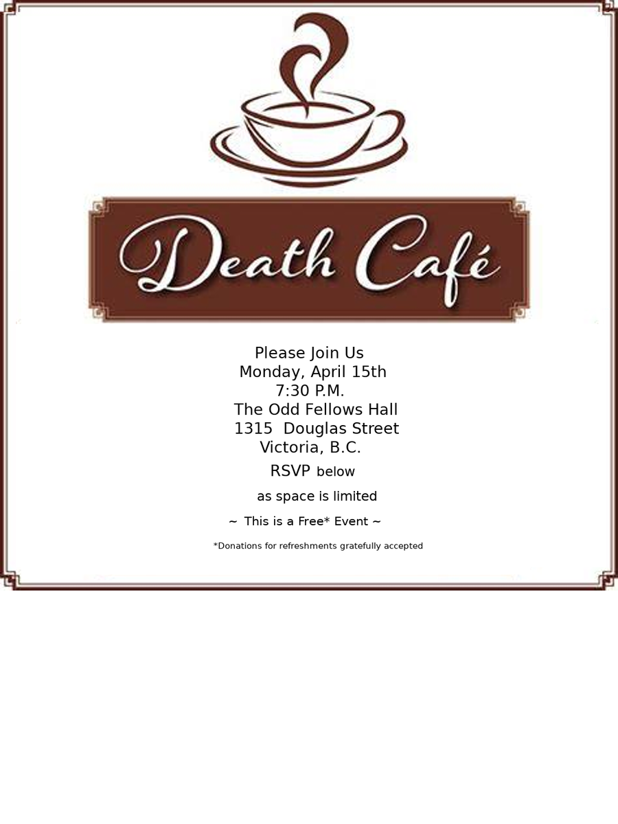 Death Cafe Victoria