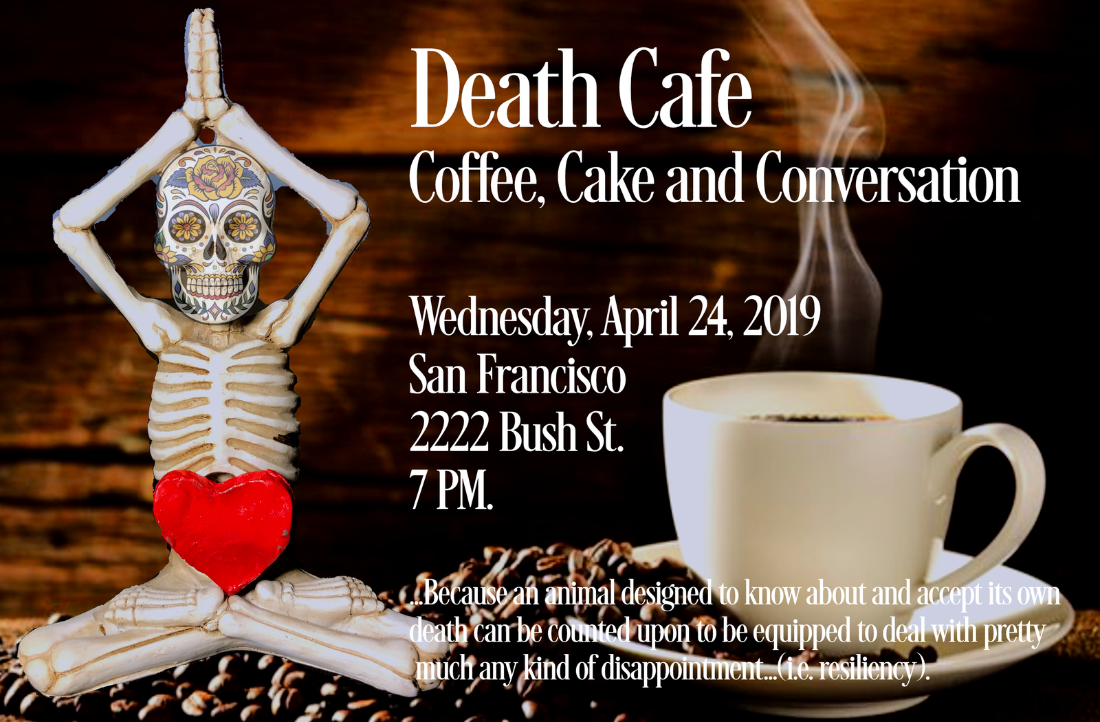 Death Cafe at Fillmore in S.F.