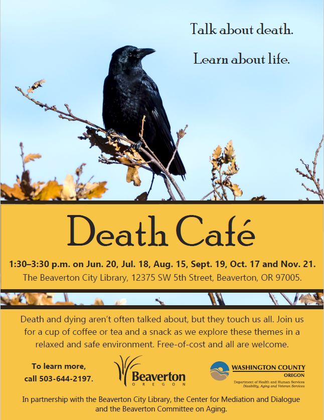 Death Cafe at Beaverton City Library