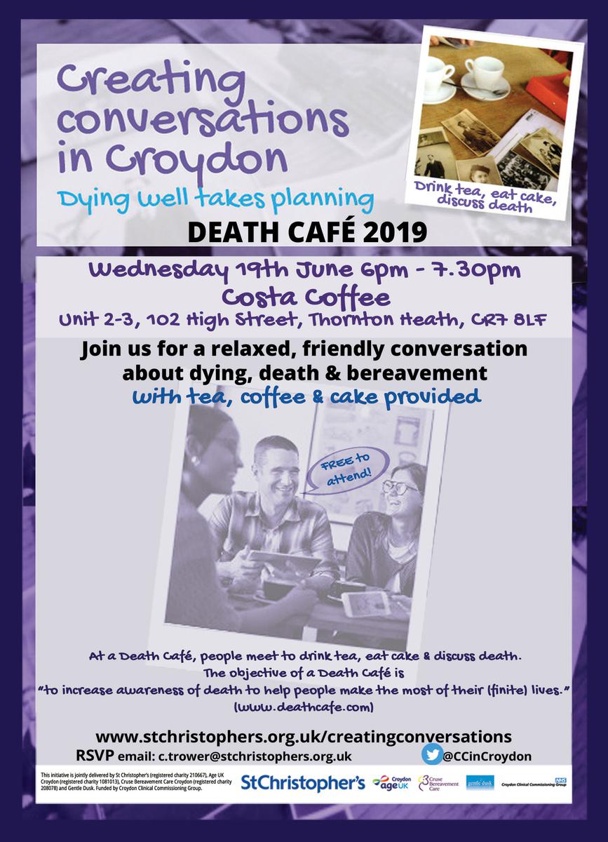 Croydon Death Cafe in Thornton Heath