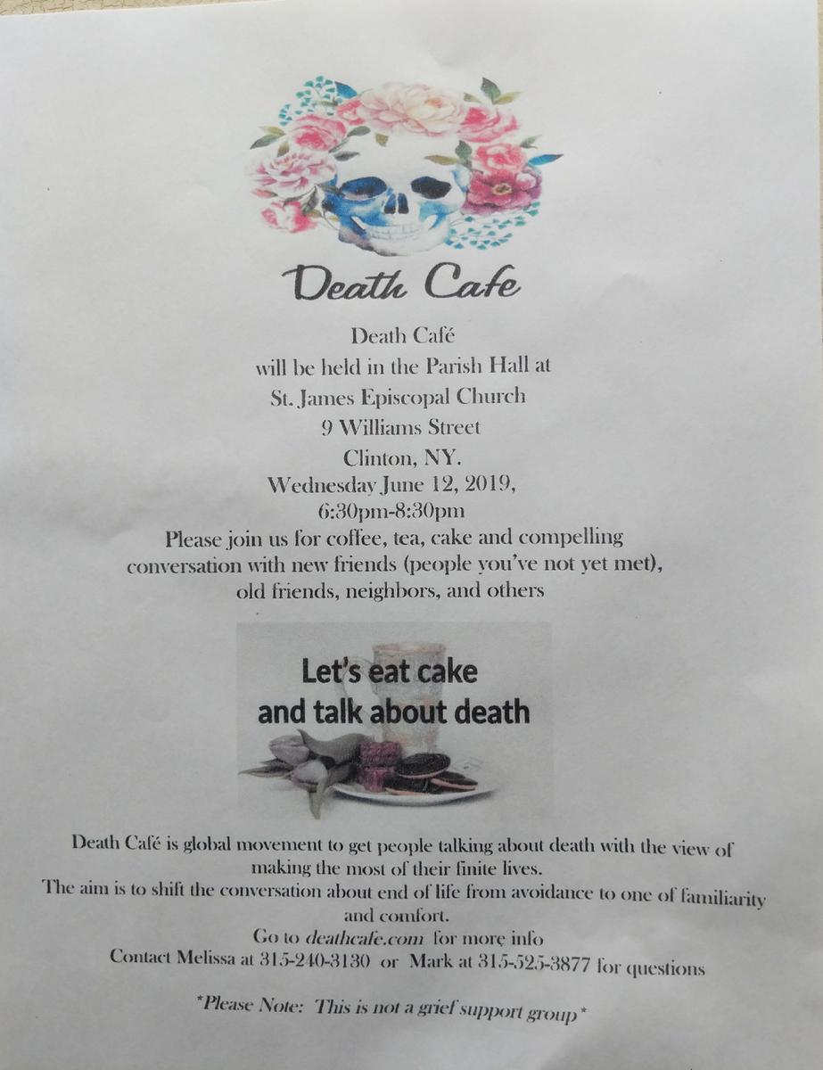 Death Cafe Ciinton NY