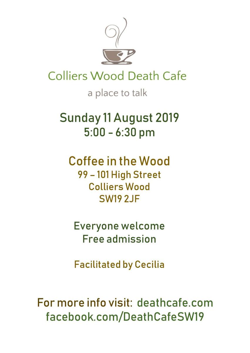 Colliers Wood Death Cafe - April 2019