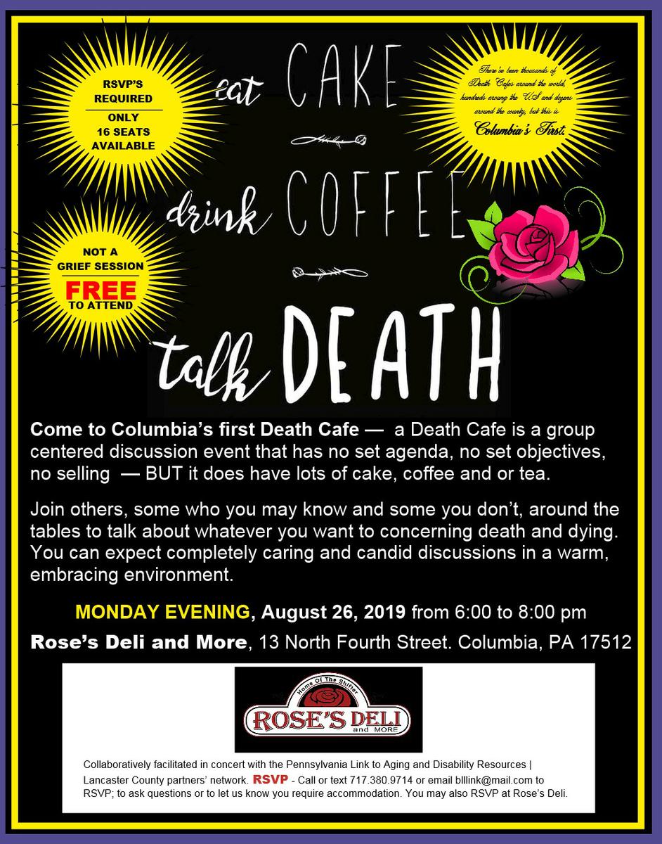 Death Cafe in Columbia