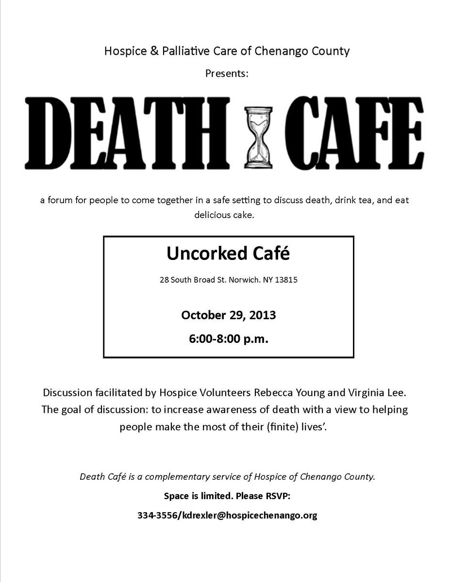 Norwich, NY Death Cafe
