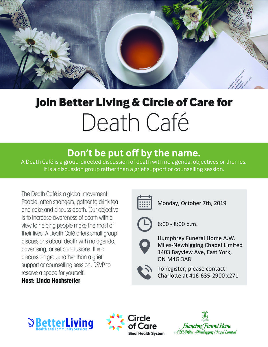 Death Cafe - Better Living East York ON