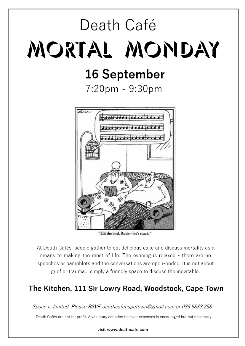 Mortal Monday Death Cafe Cape Town