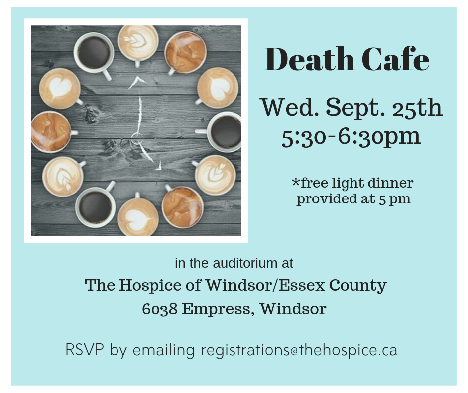 Death Cafe Windsor Essex County