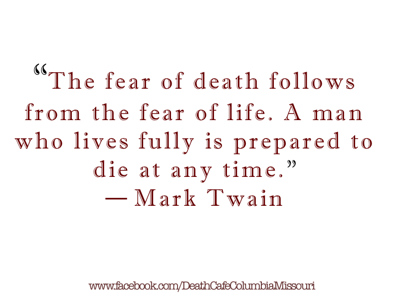 The Fear of Death 