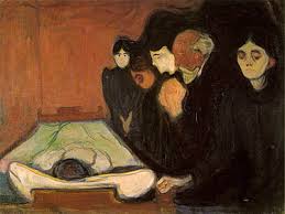 Death of Casagemas, painted by Pablo Picasso